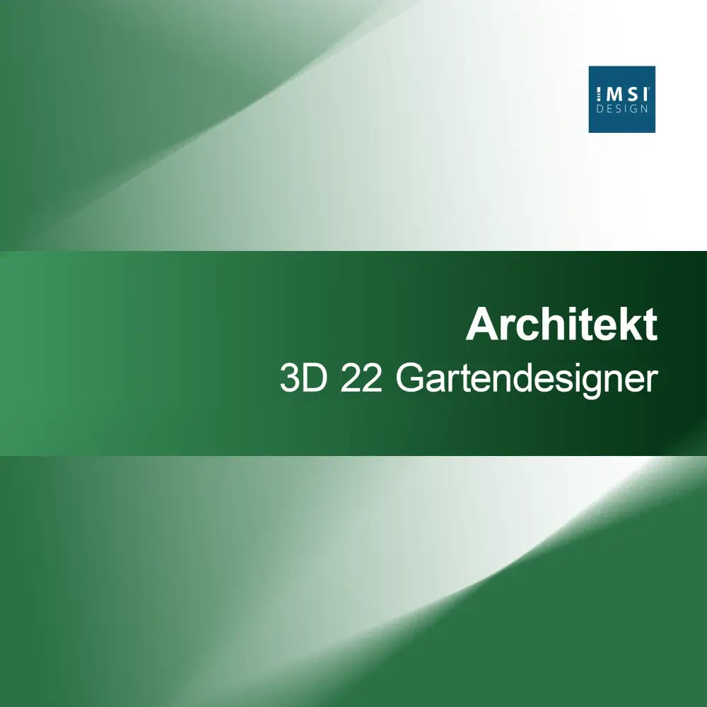 Architekt 3D 22 Trädgårdsdesigner