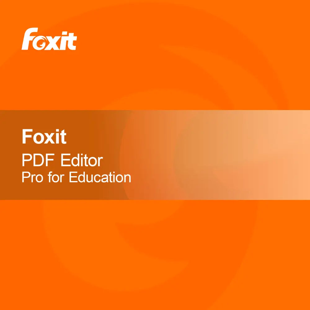 EDU Foxit PDF Editor Pro för utbildningsunderhåll