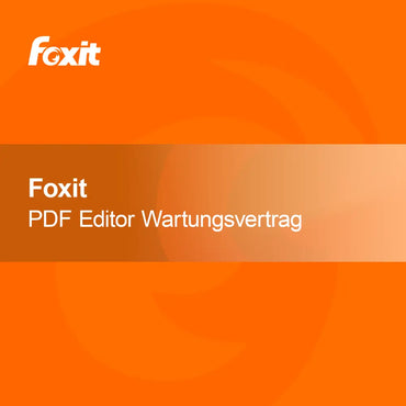 Foxit PDF Editor + Underhållsavtal
