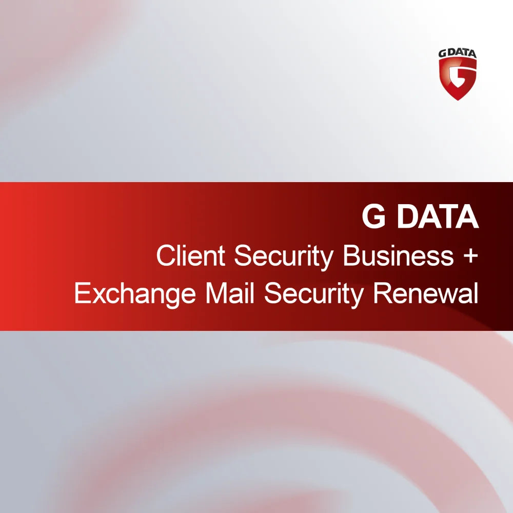 G DATA Client Security Business + Exchange Mail Security Förnyelse