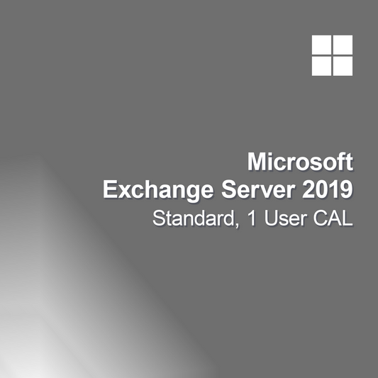 Microsoft Exchange Server 2019 Standard, 1 User CAL