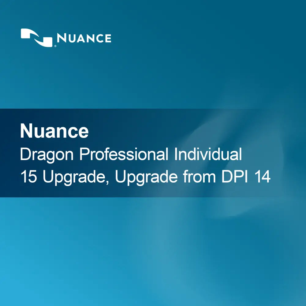 Nuance Dragon Professional Individual 15 Uppgradering, Uppgradering från DPI 14