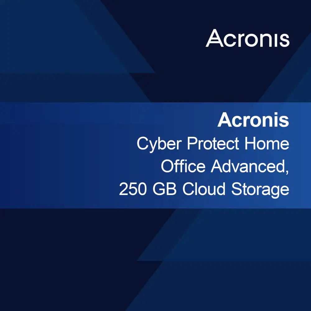 Acronis Cyber Protect Home Office Advanced, 250 GB molnlagring