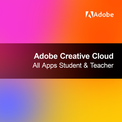 Adobe Creative Cloud Alla Appar Student & Lärare