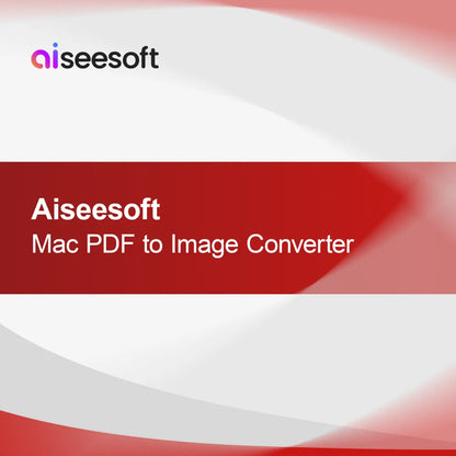 Aiseesoft Mac PDF till bildkonverterare