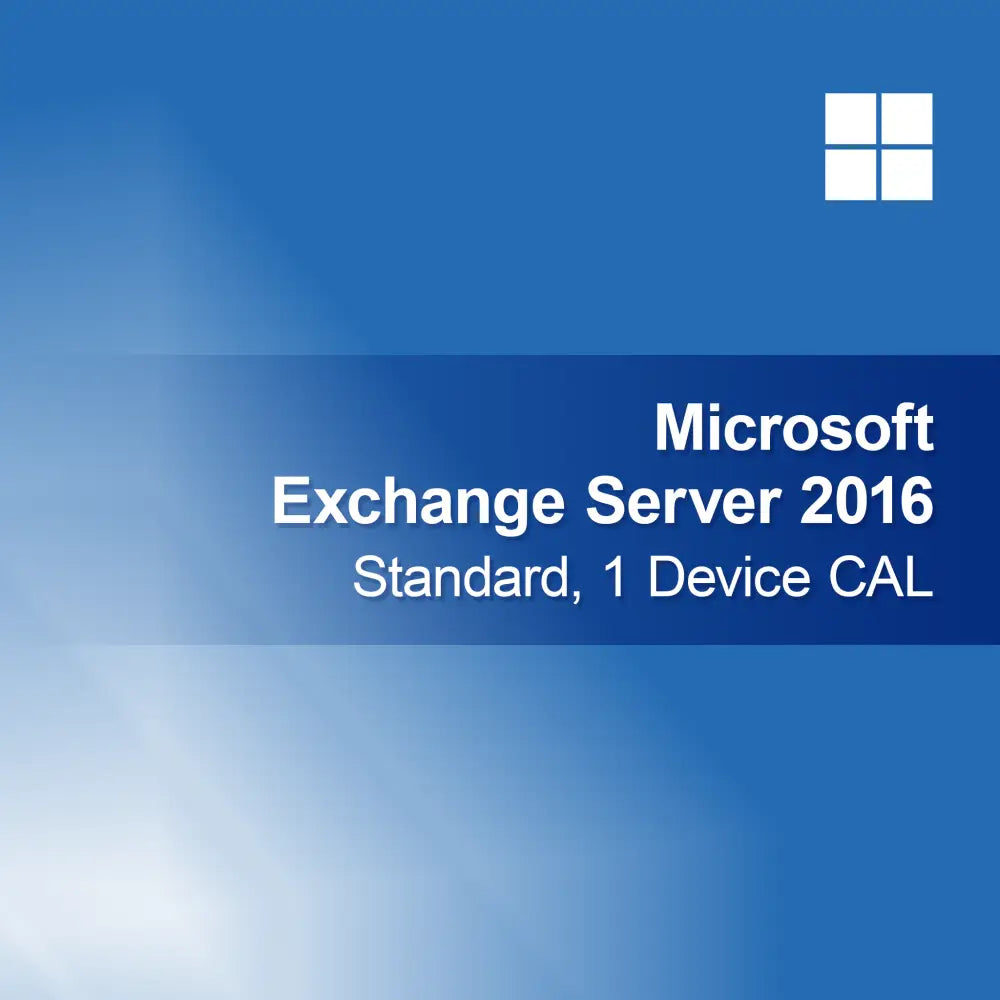 Microsoft Exchange Server 2016 Standard, 1 enhets CAL