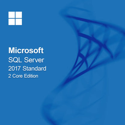 Microsoft SQL Server 2017 Standard, 2-kärnig utgåva