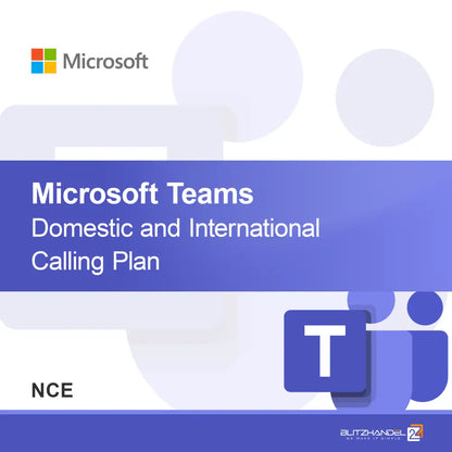 Microsoft Teams inrikes- och internationell samtalsplan (NCE)