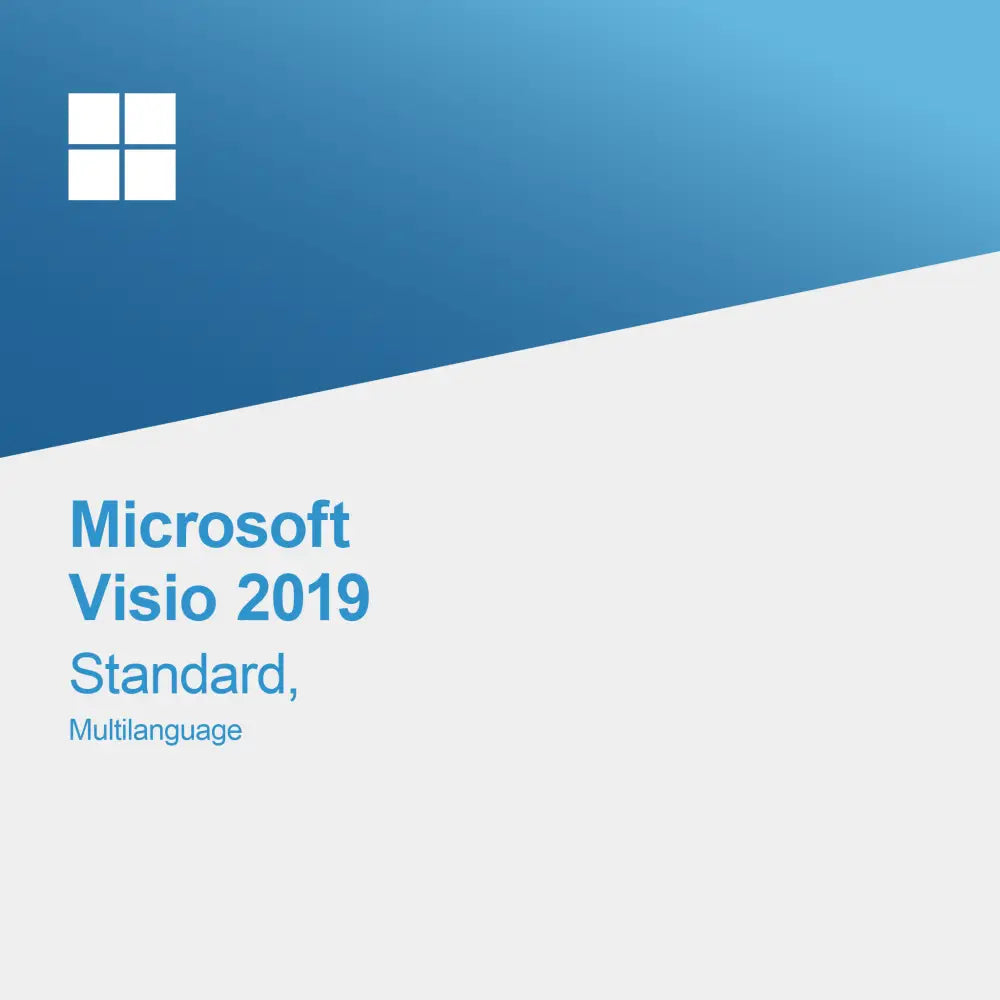 Microsoft Visio 2019 Standard, flerspråkig