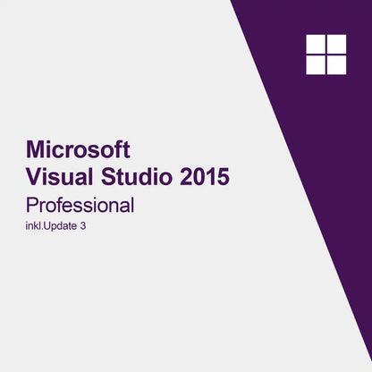 Microsoft Visual Studio 2015 Professional inkl. Uppdatering 3