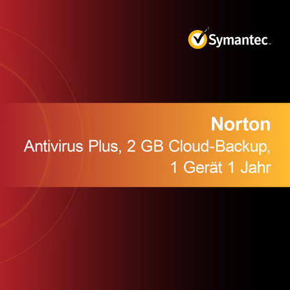 Norton Antivirus Plus, 2 GB molnbackup, 1 enhet 1 år