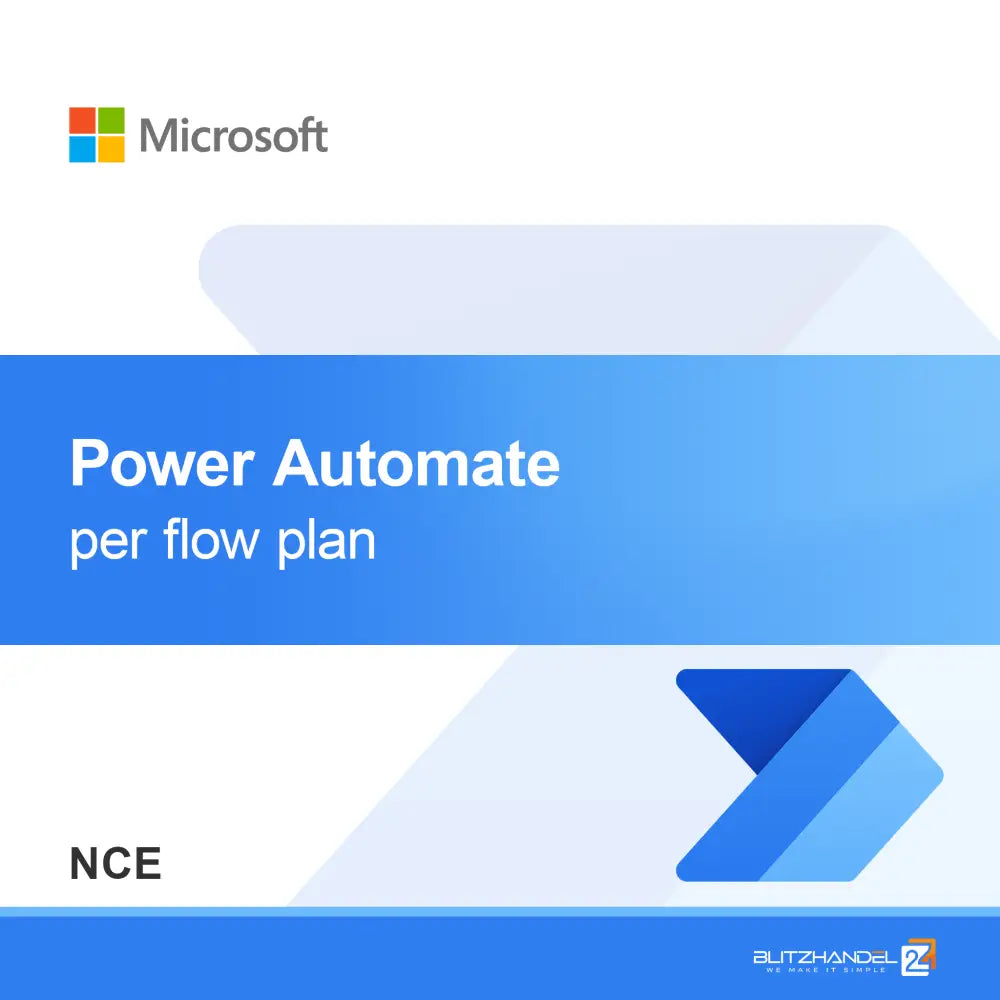 Power Automate per flödesplan (NCE)