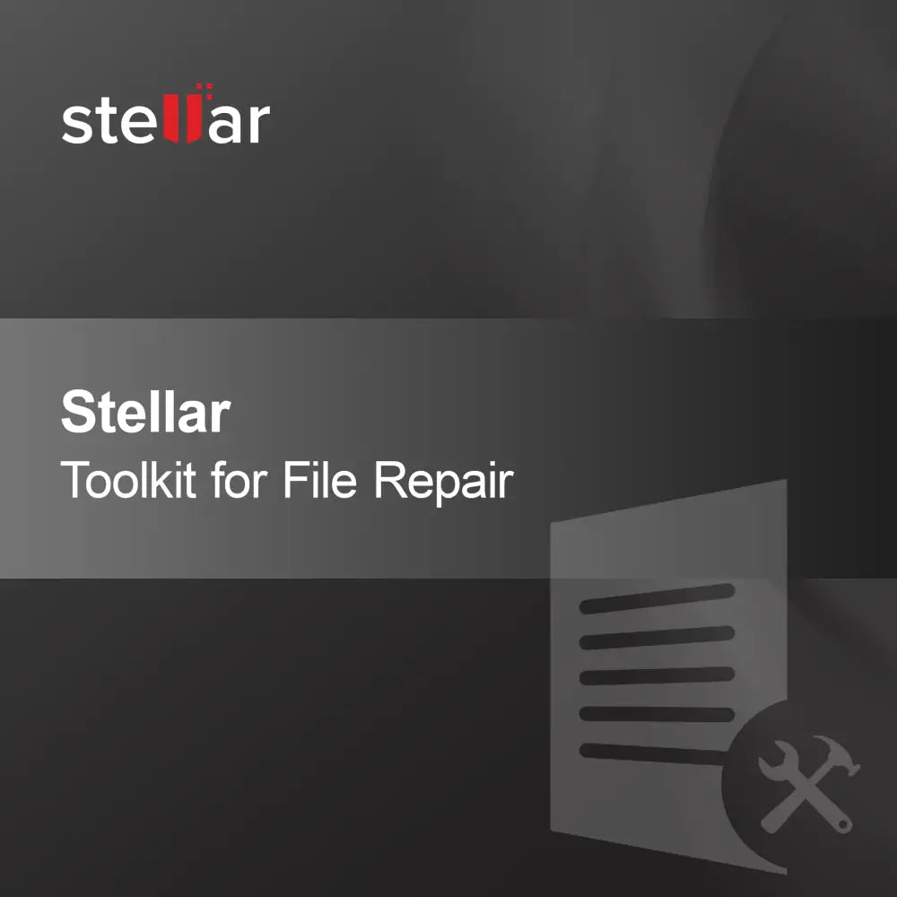 Stellar Toolkit för filreparation
