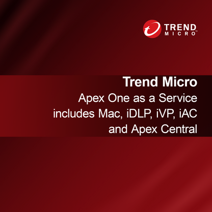 Trend Micro Apex One som en tjänst inkluderar Mac, iDLP, iVP, iAC och Apex Central