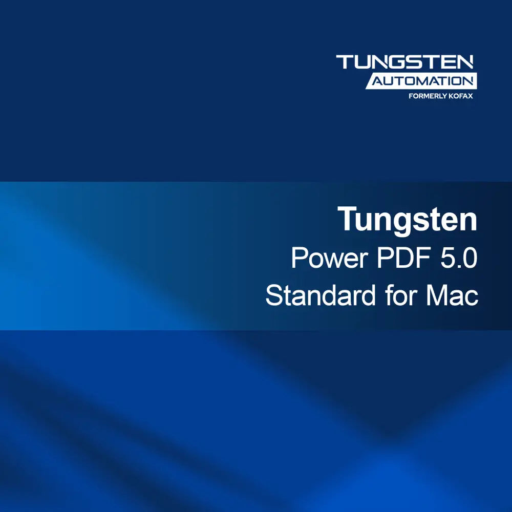 Tungsten Power PDF 5.0 Standard för Mac